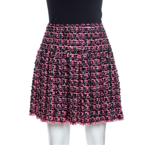 chanel skirt pink|chanel pleated skirt.